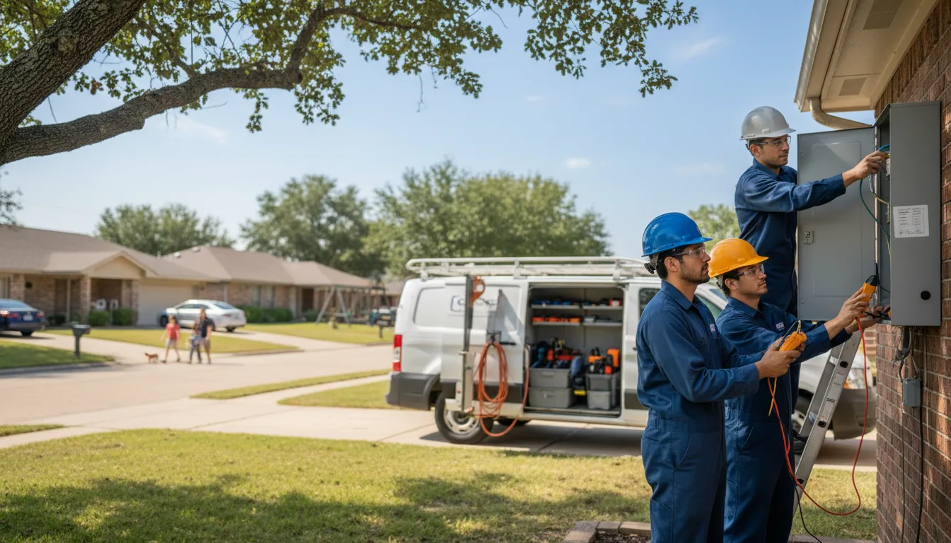 Certified electrician providing emergency electrical services in Lostant, IL